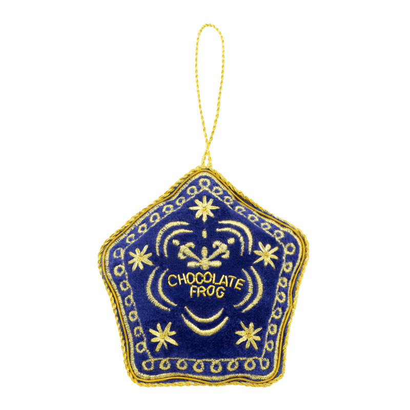 2000009105 Chocolate Frog Embroidered Ornament A