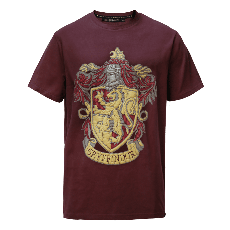 EmbroideredPrintHouseCrestTShirt Gryffindor A