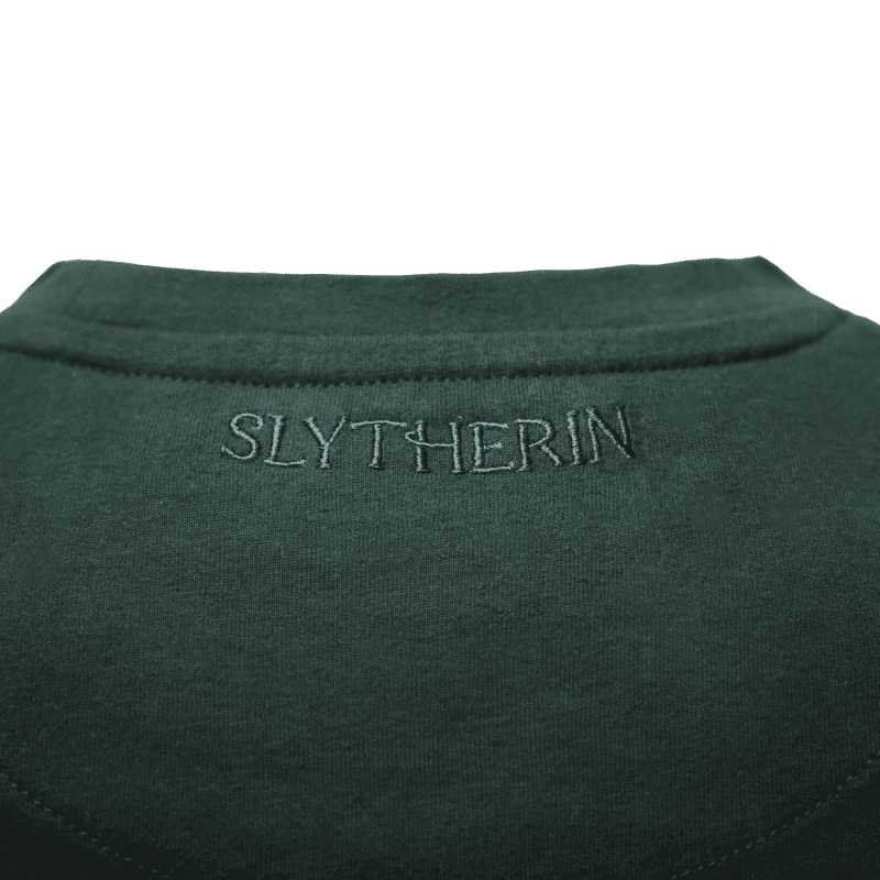 EmbroideredPrintHouseCrestTShirt Slytherin D