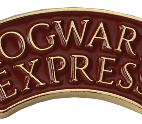 Hogwarts Express Sign pin badge scaled