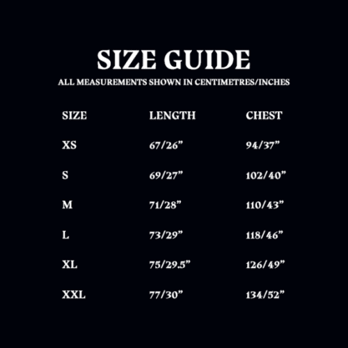 Hoodiesizeguide