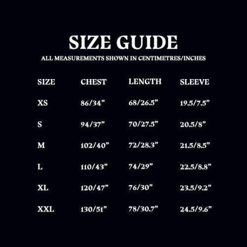 Size Guide Creatures Iconic TShirts 17a9ca3a 74fb 4a28 b09e c5b9dea189d7