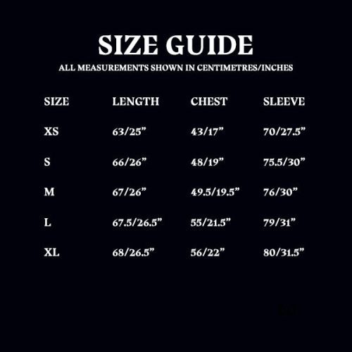 Triwizard Updated Size Chart Hufflepuff